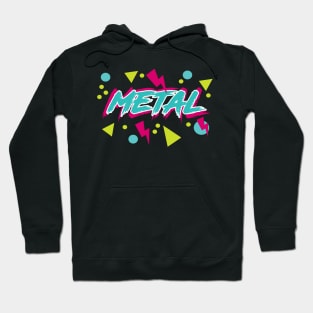 80s Ironic Hipster Metal Hoodie